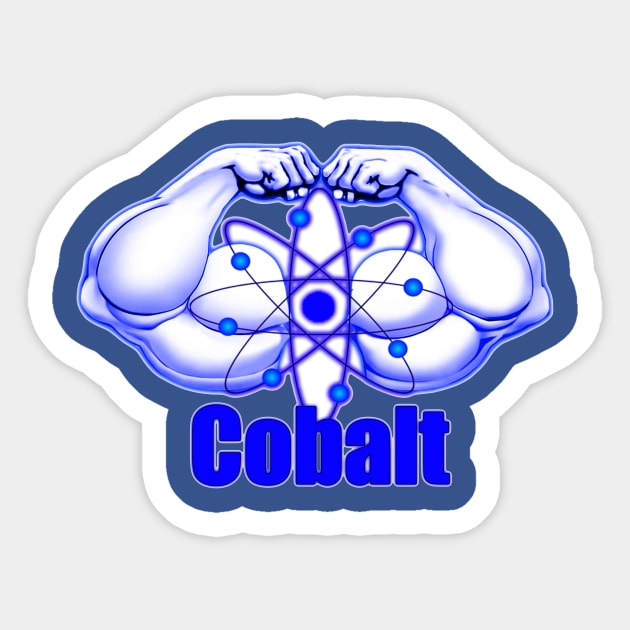 Colbalt Sticker by Buddachewie